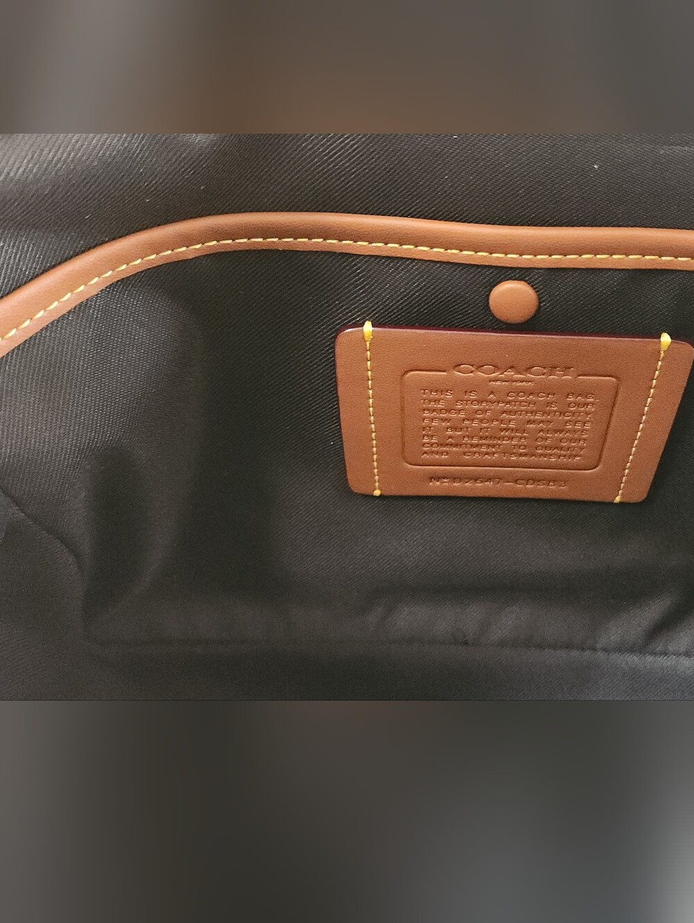 Coach Dakota Bag Black/Silver - Picture 10 of 15